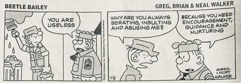 Beetle Bailey cartoon