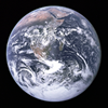 Blue marble photo 