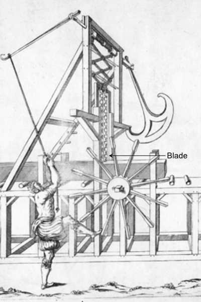 Saw mill 3-D drawing