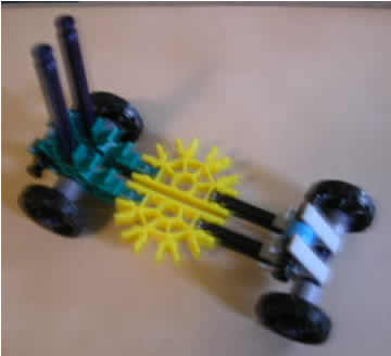 Simple K'Nex car