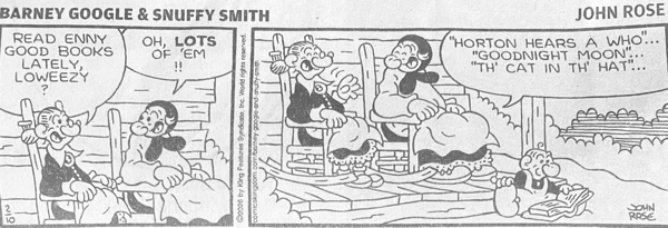 Comic read any good books