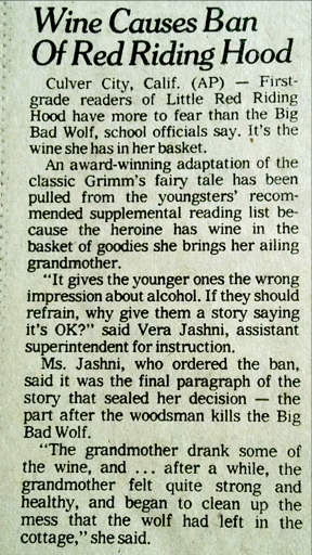 Little Red Ridinghood censored