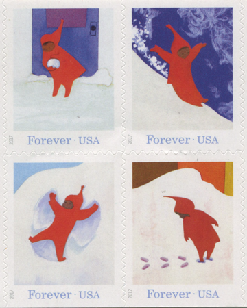 Snowy Day stamps