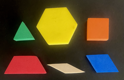 The six pattern blocks