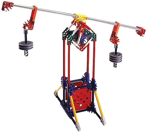 KNex equal arm balance 2 