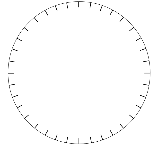 Circles to make fraction disks