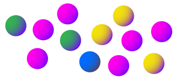Twelve polka-dots