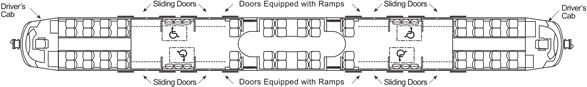 Train seating diagram