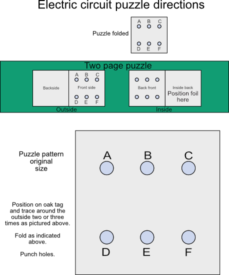 Circuit puzzle directions