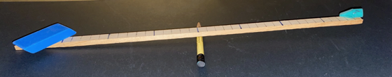 Lever with erasers