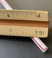 Straw size example