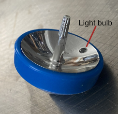 Top with light bulb