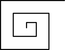 Square spiral